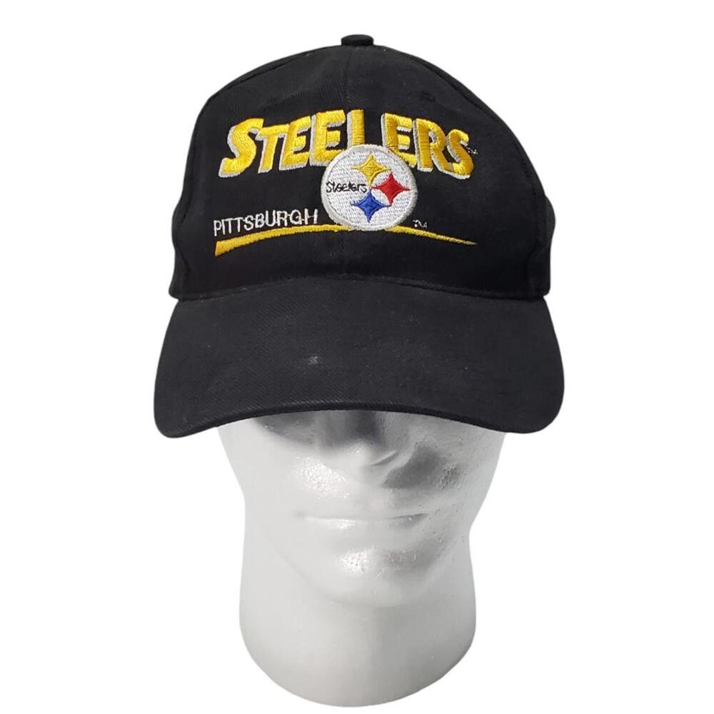 Vintage Pittsburgh Steelers Hat Cap Strapback Twins Enterprise NFL Football